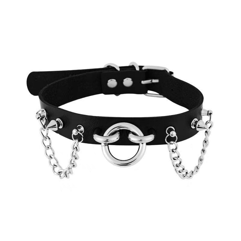 Gothic Chain Dominatrix Choker Necklace