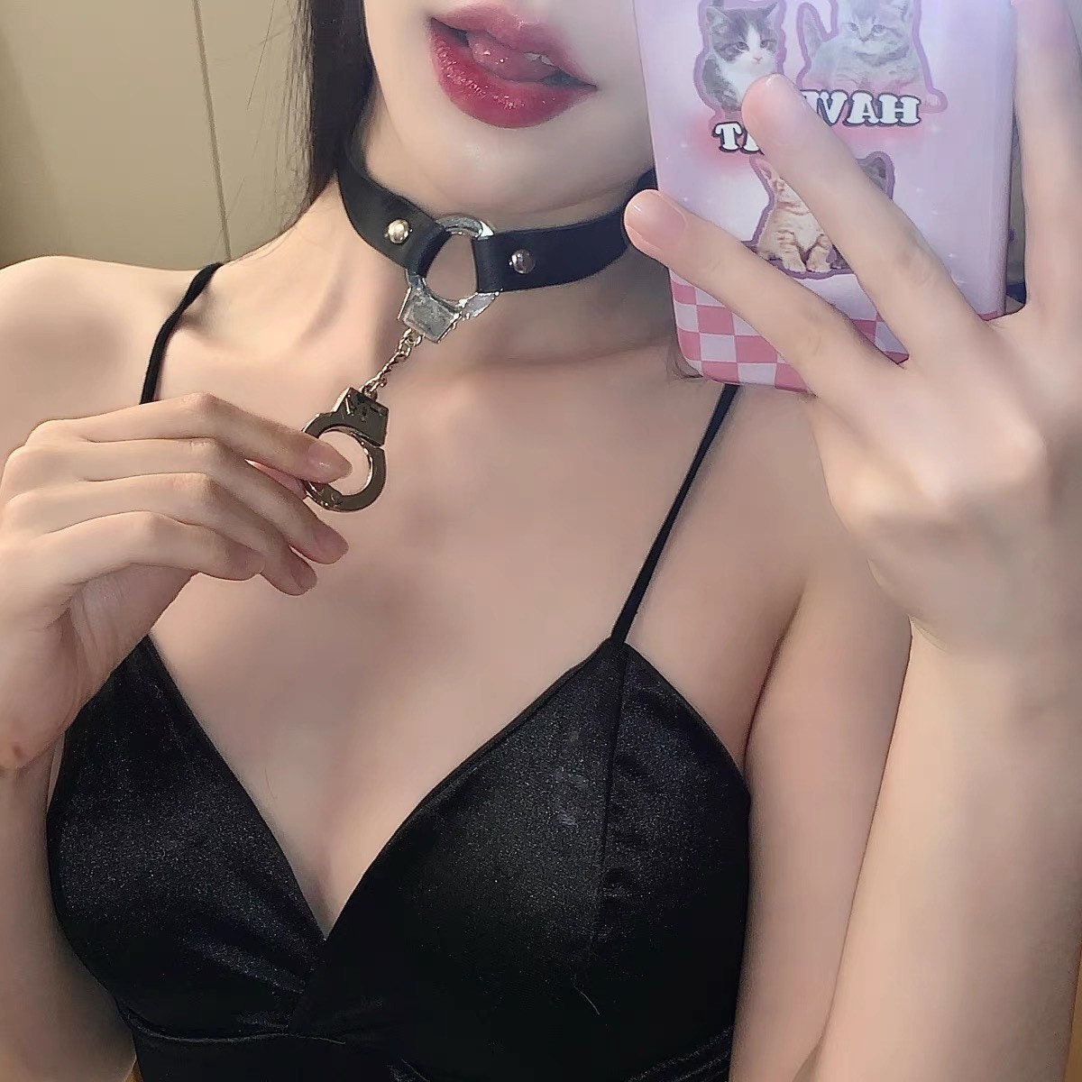 Handcuff Bondage BDSM Choker Necklace