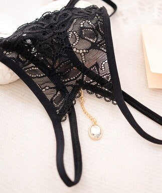 Jewel Crotchless G String Panty • Sexy Lingerie • Sexy Panty