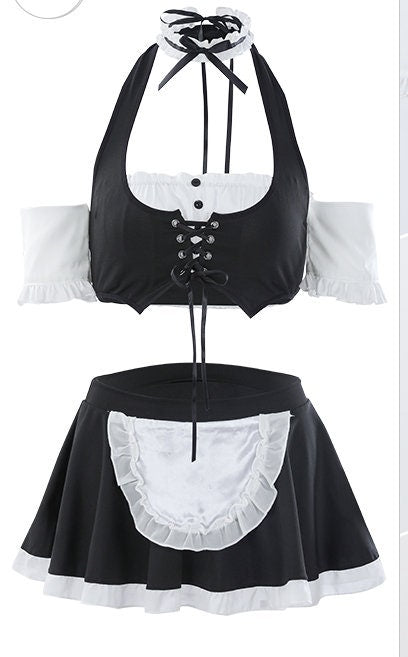 Lolita Maiden Vest Outfit Set • Lolita Cosplay • Sexy Lingerie
