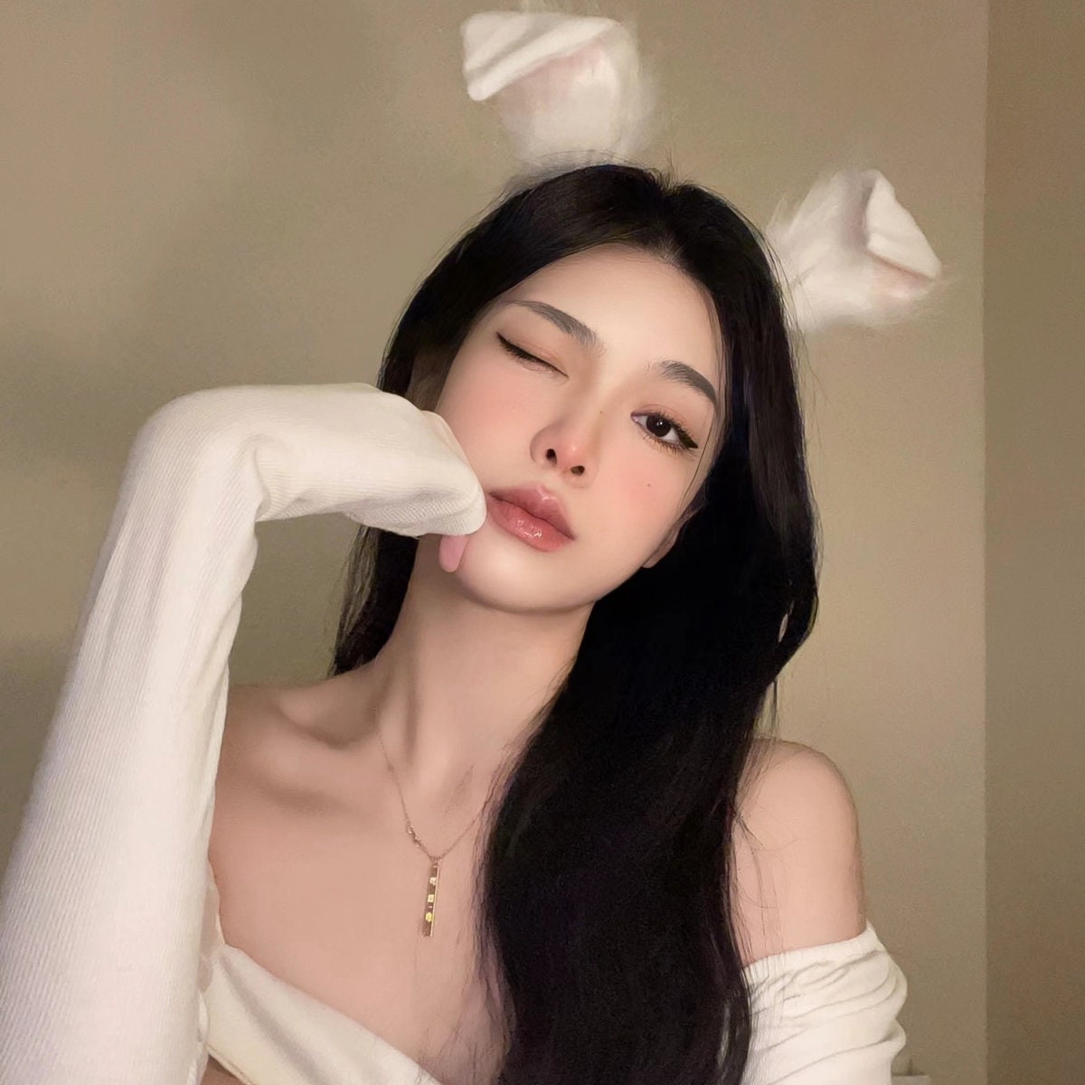 Bunny Ears Headband Hair Clips