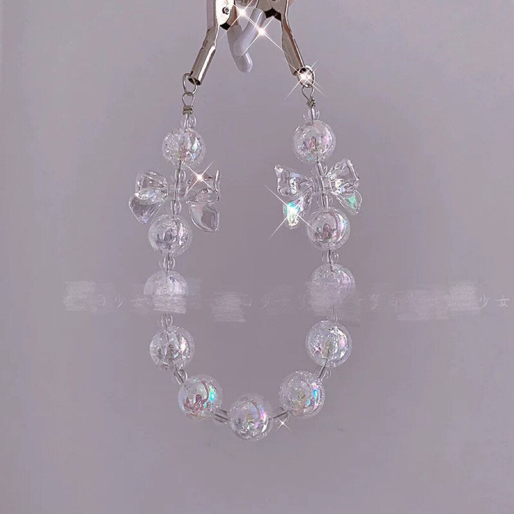 Beaded Ribbon Nipple Clamp