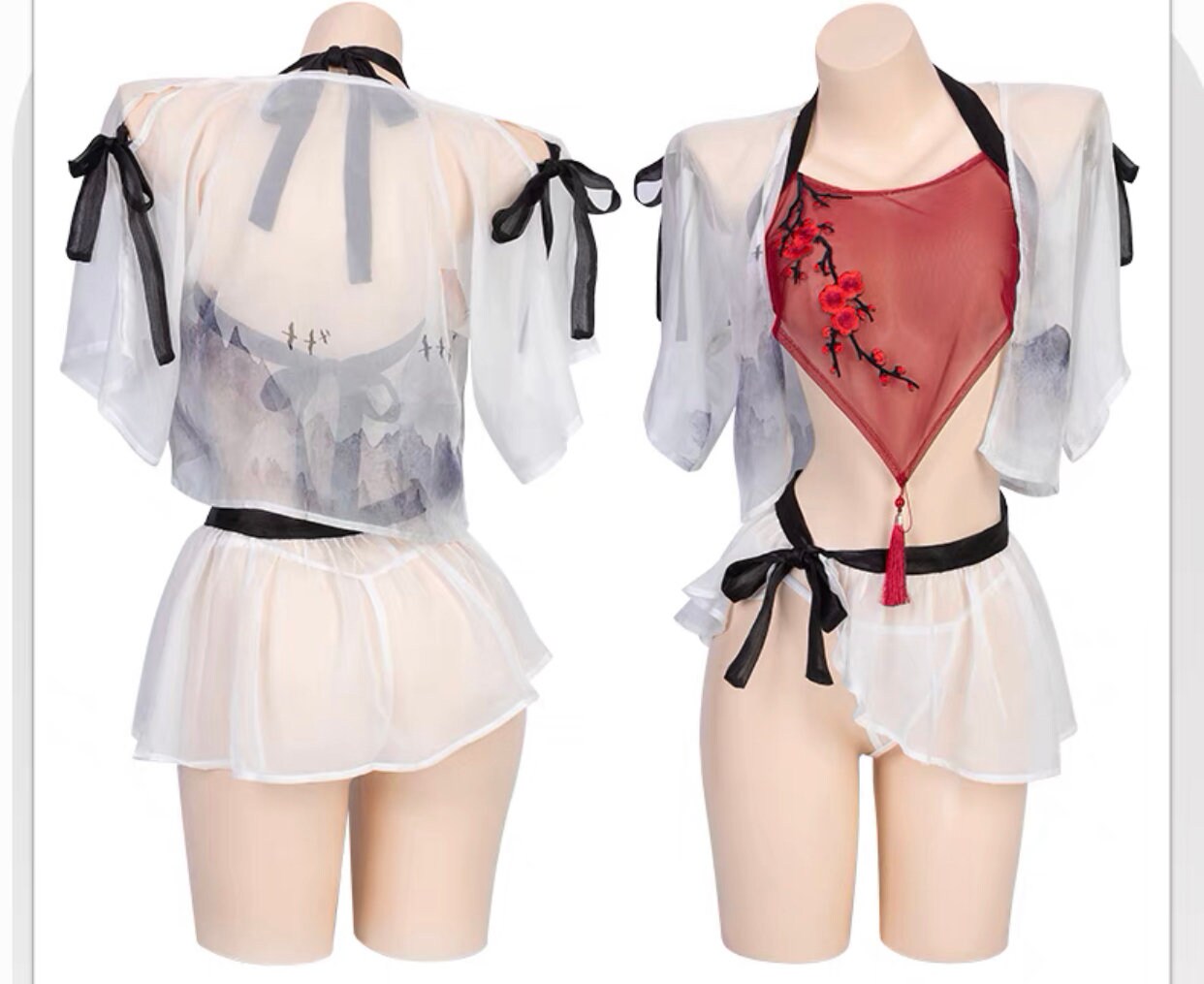 Sweet Lady Oriental Fairy Lingerie Set • Cosplay Costume • Sexy Lingerie • Sex Roleplay