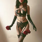 Sexy Vixen Dominatrix Bra & Panty Outfit Set  • Sex Cosplay  • Sexy BDSM Lingerie