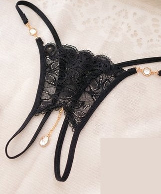 Jewel Crotchless G String Panty • Sexy Lingerie • Sexy Panty