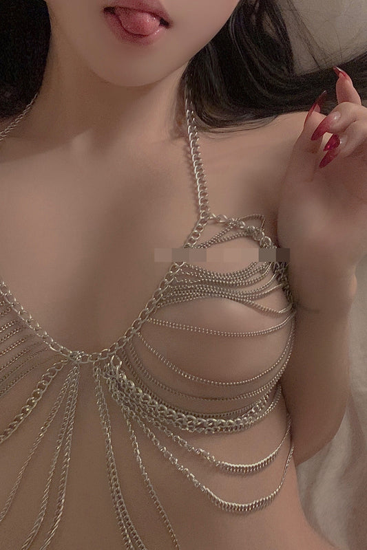 Sexy Bust Bikini Body Chain • Sex Cosplay • Sexy Lingerie • Drive Him Crazy