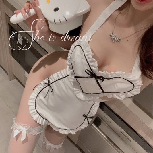 Sexy Maiden Nanny Apron Outfit Set  • Lolita Cosplay  • Sexy Lingerie