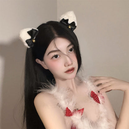 Festive Kitty Ears Hair Clips