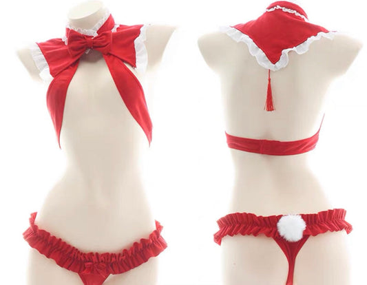 Hina Christmas Ribbon Outfit Set