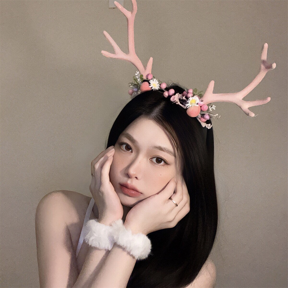 Reindeer Antlers Hair Clips Hair Accessories • Cosplay Accessories