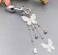 White Butterflies Exotic Set • Anal Plugs • Nipple Clamps • Cosplay Accessories