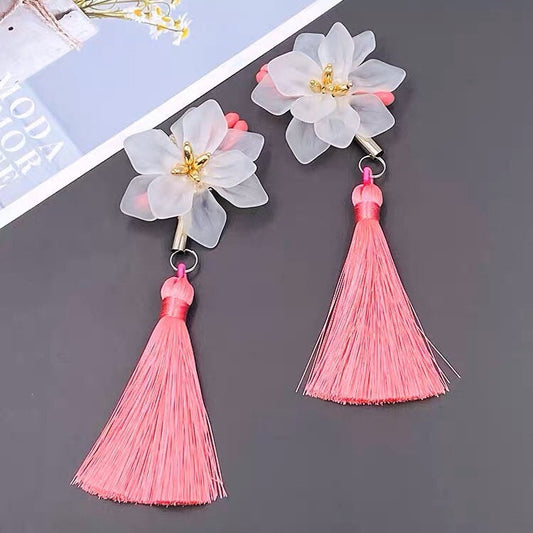 Peony Flower Floral Nipple Clamp Body Chain Accessories • Sexy Lingerie • Nipple Accessories • Sex Play