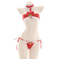 Haru Christmas Bells Bikini Cosplay Outfit Set