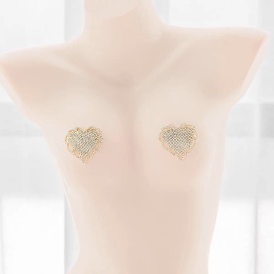 Crystal Diamond Sparkling Pasties Body Chain Set