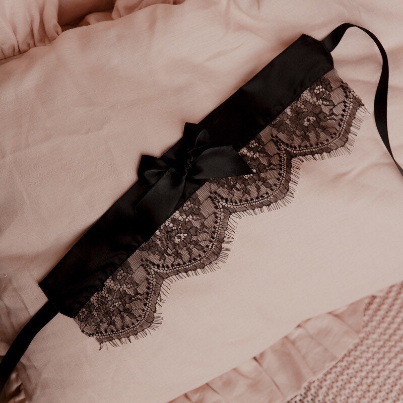 Lash Lace Sexy Sheer Blindfold Eye Mask • Adult Role Play • Restraints • BDSM