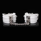 Classic Stylish Leather Chain Handcuffs Leg Cuff