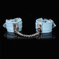 Classic Stylish Leather Chain Handcuffs Leg Cuff