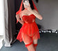 Red Bride Bridal Sexy Outfit Set  • Cosplay Roleplay • Sexy Lingerie • Bridal Wedding Photoshoot