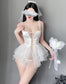 White Bride Bridal Sexy Outfit Set  • Cosplay Roleplay • Sexy Lingerie • Bridal Wedding Photoshoot