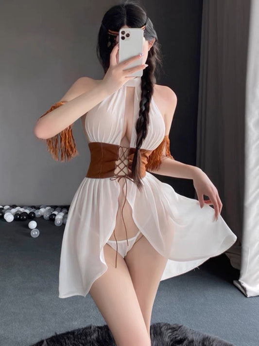 Tribal Princess Outfit Set • Cosplay Dress • Seductive Lingerie • Sex Rolepay