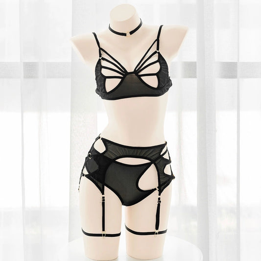 Butterfly Wings Cutout Bikini Outfit Set