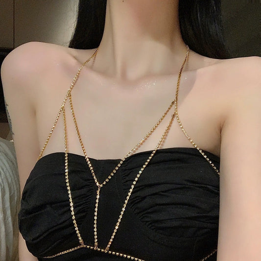 Diamond Studs Seductive Body Chain