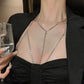 Y Silver Sexy Seductive Body Chain Accessories • Sexy Lingerie • Chest Accessories • Sex Play